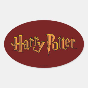 Hand Drawn Harry Potter Logo Oval Sticker