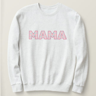 Hand-drawn Hibiscus Mama Sweatshirt