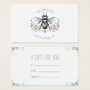 Hand Drawn Honey Bee Beekeeper Apiary Floral