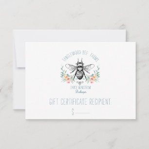 Hand Drawn Honey Bee Beekeeper Apiary Floral Disc