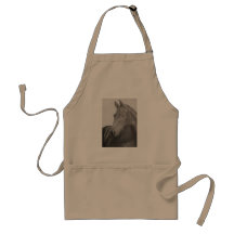 Hand drawn Horse Apron