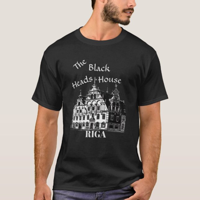 Hand Drawn House of BlackHeads Unisex T-Shirt (Front)