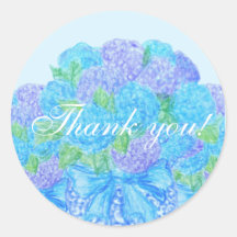 Hand Drawn Hydrangea In Vase