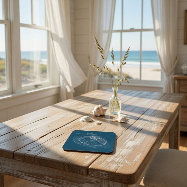 Hand drawn Jellyfish Art  Beverage Coaster (Creator Uploaded)