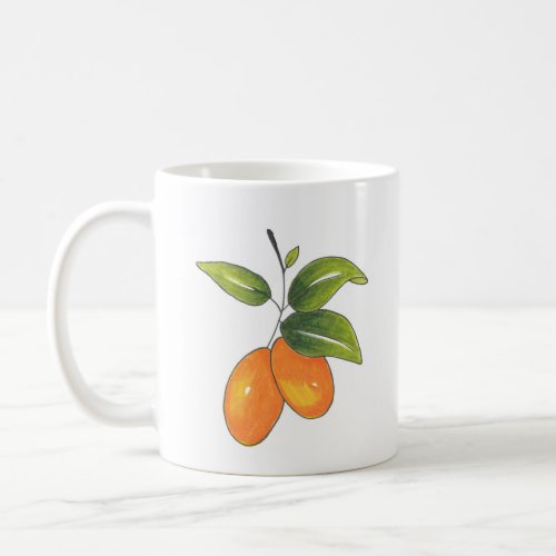 Hand Drawn Kumquats Coffee Mug