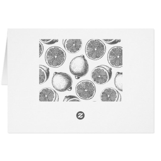 Hand drawn lemon pattern (Back Horizontal)
