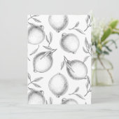 Hand drawn Lemon pattern (Standing Front)