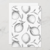 Hand drawn Lemon pattern (Front/Back)