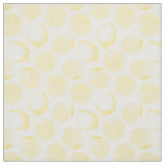 Hand drawn lemon pattern fabric