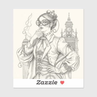 hand-drawn line art,  sticker