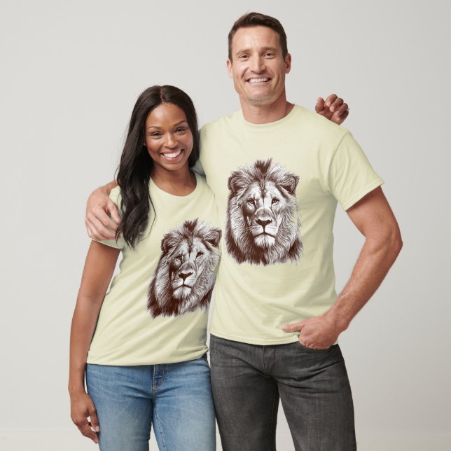 HAND DRAWN LION T-Shirt (Unisex)