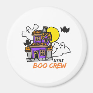 Hand Drawn Little Boo Crew Halloween Magnet