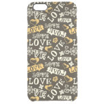 Hand Drawn Love Pattern Clear iPhone 6 Plus Case