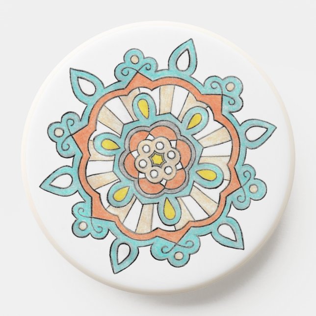 Hand-Drawn Mandala Pop Socket (Popsocket)
