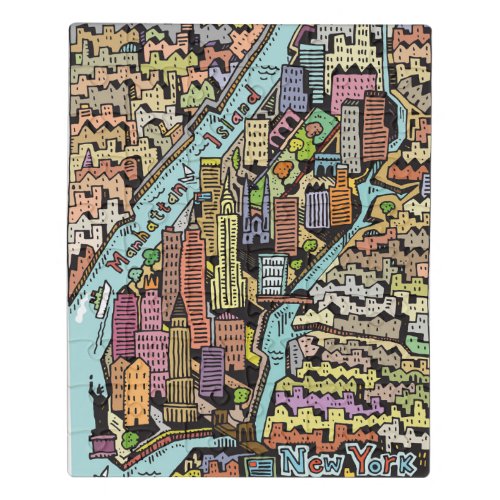 Hand Drawn Map of New York City Jigsaw Puzzle