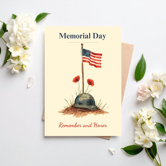 Hand-drawn Memorial Day illustration Invitation (Creator Uploaded)