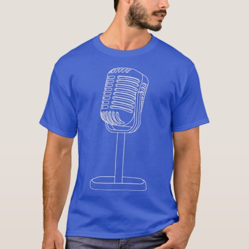 Hand Drawn Microphone 3 T_Shirt