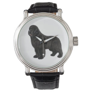 Hand Drawn Newfoundland Dog Artwork Watch