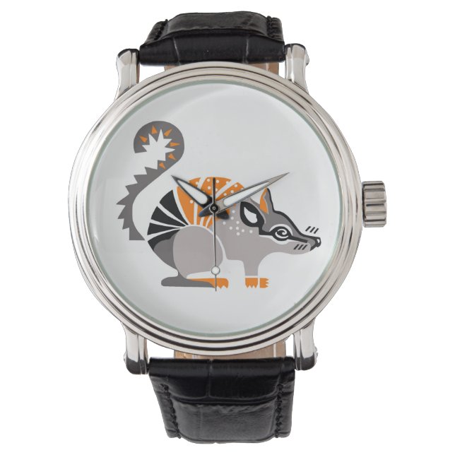 Hand drawn - NUMBAT -Endangered animal - Wildlife Watch (Front)
