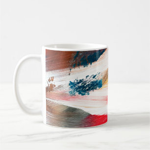 Hand drawn oil painting. Abstract art background. Coffee Mug