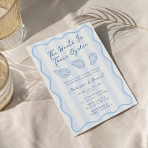 Hand-Drawn Oyster Roast Couples Wedding Shower