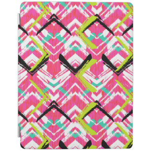 Hand Drawn Pink Zig Zag Pattern iPad Smart Cover