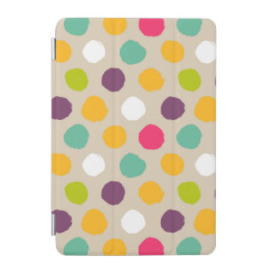 Hand-drawn polka dot pattern iPad mini cover