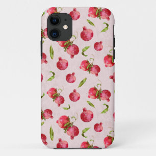 Hand Drawn Pomegranate Botanical Illustration iPhone 11 Case