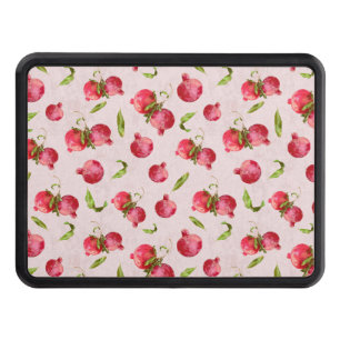 Hand Drawn Pomegranate Botanical Illustration Hitch Cover