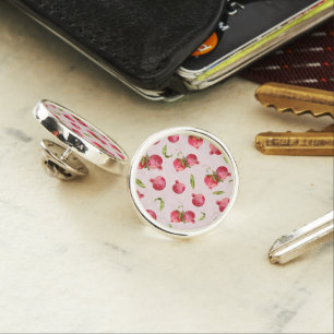 Hand Drawn Pomegranate Botanical Illustration Lapel Pin