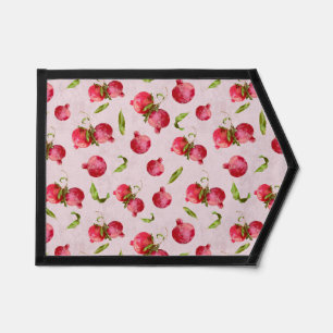Hand Drawn Pomegranate Botanical Illustration Pennant