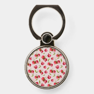 Hand Drawn Pomegranate Botanical Illustration Phone Ring Stand