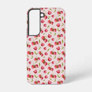Hand Drawn Pomegranate Botanical Illustration Samsung Galaxy S22 Case
