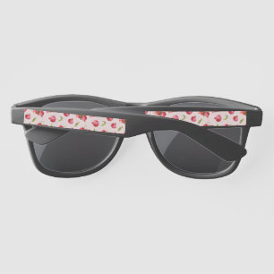 Hand Drawn Pomegranate Botanical Illustration Sunglasses