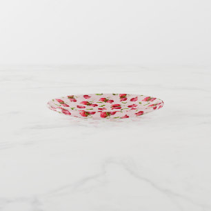 Hand Drawn Pomegranate Botanical Illustration Trinket Tray