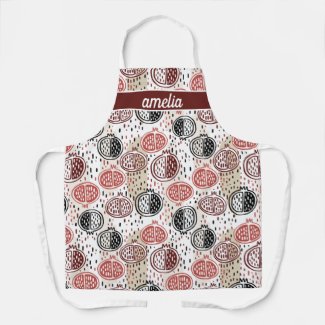 Hand Drawn Pomegranate Pattern ID491