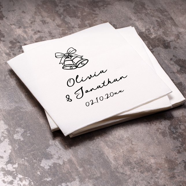 Hand Drawn Quirky Old Monney Wedding  Napkins (Creator Uploaded)