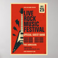 rock music festival poster