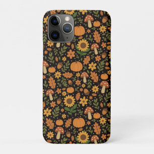 Hand Drawn Rustic Fall Pattern iPhone 11 Pro Case