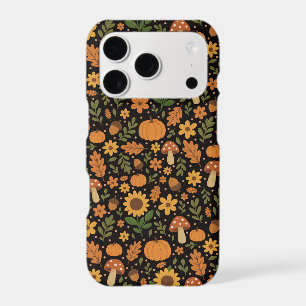 Hand Drawn Rustic Fall Pattern iPhone 17 Pro Case