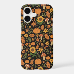 Hand Drawn Rustic Fall Pattern  iPhone 17 Case