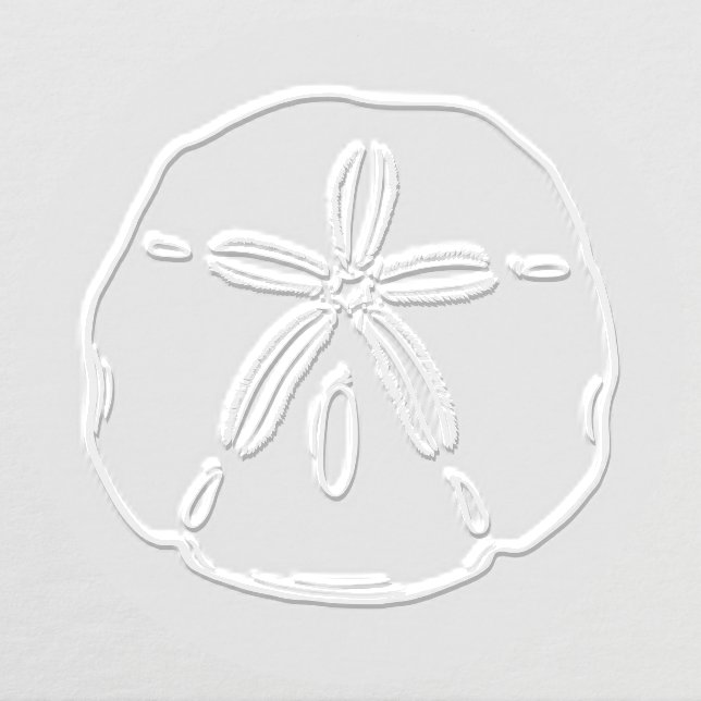 Hand Drawn Sand Dollar Wedding Thicker Embosser (Design)