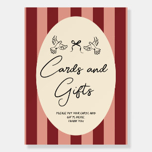 Hand Drawn Scribble Wedding Cards & gifts sign