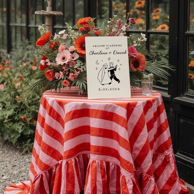 Hand Drawn Scribble Wedding Welcome Sign (Creator Uploaded)