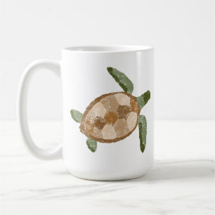 Hand Drawn Sea Turtle Coffee Mug