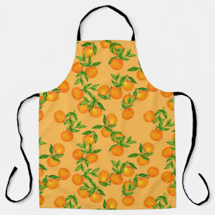 Hand drawn seamless background pattern inspired by apron