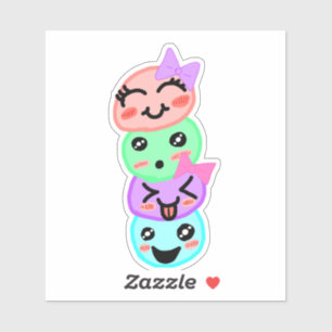 Hand-drawn, Sibling Joy, Emotion Stack, Kids Art, Sticker