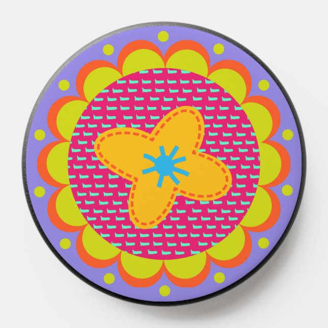 Hand Drawn Smartphone Custom MagSafe PopGrip PopSocket (Popsocket)