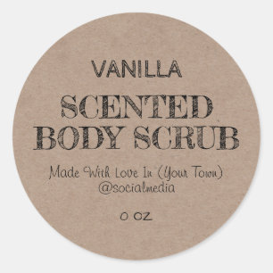 Hand Drawn Style Product Labels