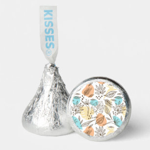 Hand drawn summer tropical pattern hershey®'s kisses®